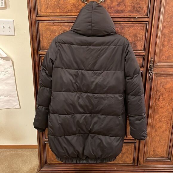 Nwot Universal Standard Woman’s Black Puffer Coat - Picture 6 of 12
